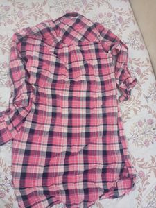Pink Checked Dress