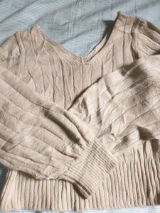 Beige Knit Sweater