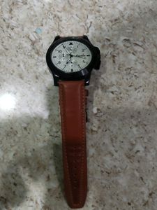 Fronix Dialer Watch For Mens In Brown And Black
