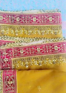 Gold Embroidered Lehenga rajwadi