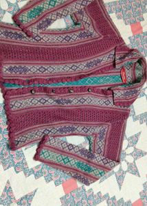 Vintage Knit Cardigan (L)