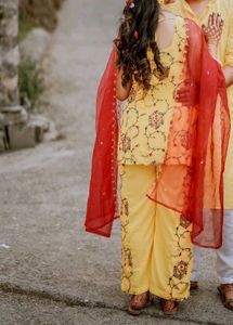 Haldi Outfit 💛🧡
