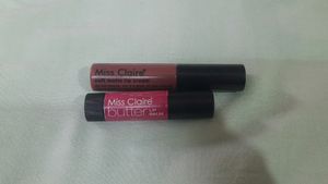 Miss Claire Combo Of Liquid Lipstick &amp; Lip Balm