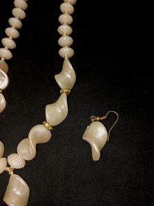 Minimal Necklace Set With Earrings