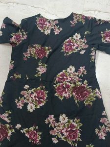 Sale- Midi Floral Wrap Dress