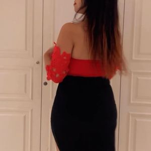 Padded Designer Embroidered Cute Crop Top