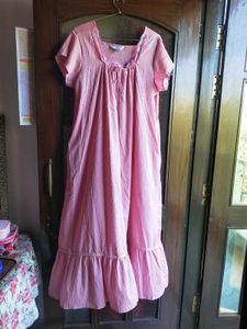 Pink Lace Nightgown
