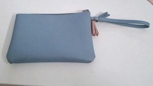 Cute Blue Pouch with Tassels