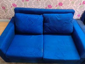 Blue Loveseat Sofa