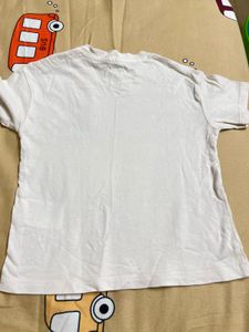 H&amp;M Blue Striped And Cream  Baby Tee -pack Of 2