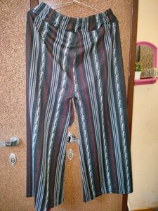 Casual Use Black Stretchable Palazzo Pant