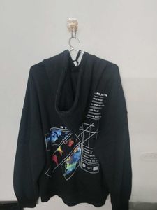 Unique Hoodie With Back Print Size L To Xl