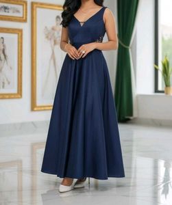 Elegant Navy Blue Dress