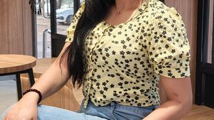 Floral Yellow Top