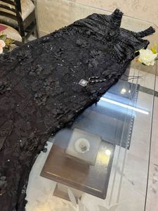 Elegant Black Lace Dress
