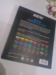Brustro Painting Colors With Paper Brush Etc