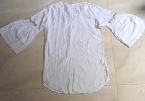 Beautiful White Top For Girls