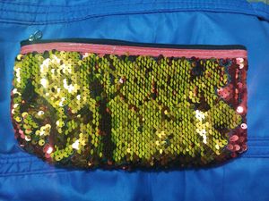 Sequins Pouch Double Shaded