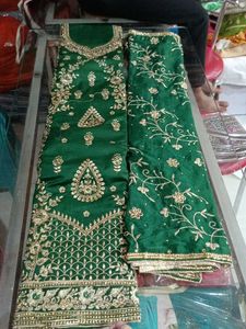 Emerald Green Embroidered Salwar Kameez