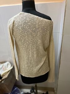 Stylish One-Shoulder Knit Top