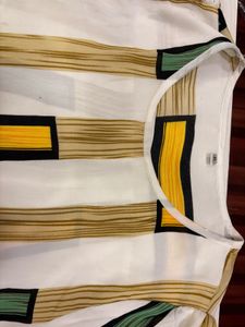 Striped Print Top