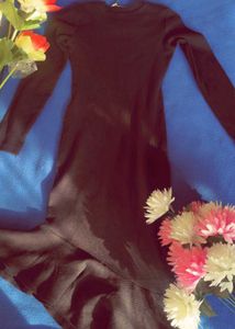 Black Bodycon Long Sleeve Dress