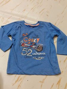 18-24 Mnth Cool Dude Blue T-shirt