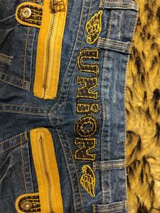 Y2K Union Denim Shorts