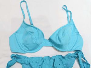 🇳🇿💫💗Sky Blue Colour Beautiful Bra Penty Set