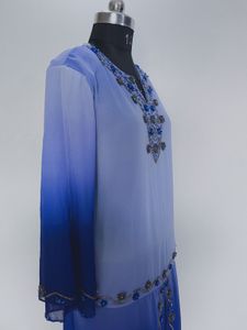 Elegant Blue Embroidered Kurta Set