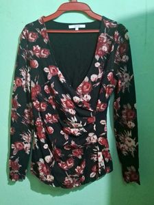 Floral Print Long Sleeve Top