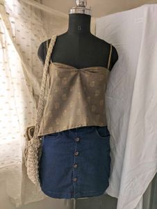 Paisley Corset Top