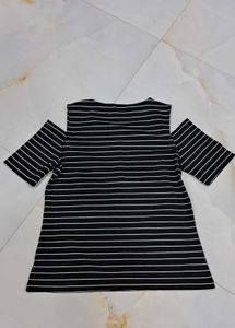Black Off Shoulder Top