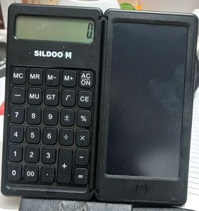 Folding Calculator With Digital Lcd Not Pad