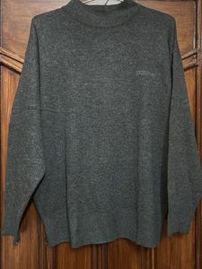 United Colors of Benetton Gray Mock Neck Sweater