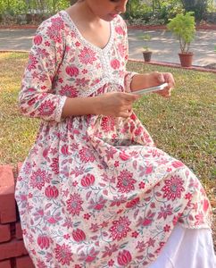 Floral Short Kurti