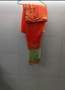 Elegant Orange Kurta set