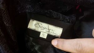 cocktail party Black Lace Midi Dress🎀🖤✨