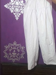 White Cotton Salwar Pants