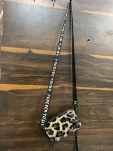 Leopard Print And Green Chick Shoulder Bag