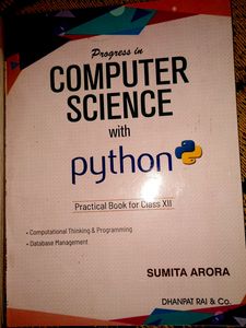 AComputer Science With Python (Sumita Arora) 12th
