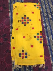 Yellow Embroidered Dupatta