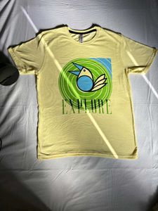 Yellow 'Explore' Graphic Tee