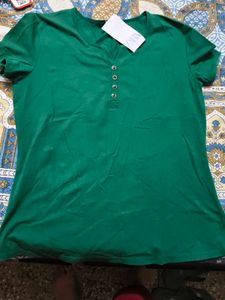 Cute Green Zara Top In L Size For Women