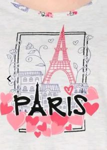 Paris Graphic T-Shirt Dress