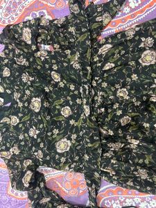 Floral Print Dress/Gown