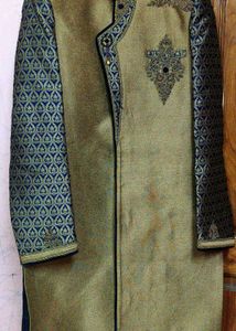 Men Silk Blend Kurta Dhoti Pant Set...