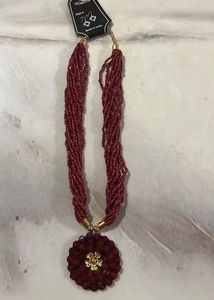 Beaded Flower Necklace