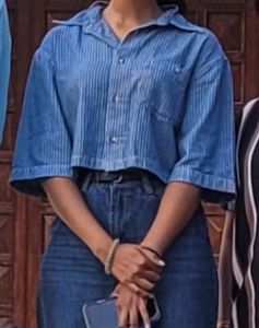 Boxy Fit Lining Shirt