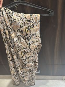 Paisley Print Crop Top And Pants